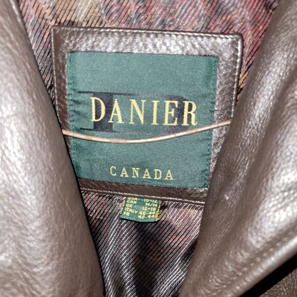 Danier leather pea coat - Picture 4 of 7